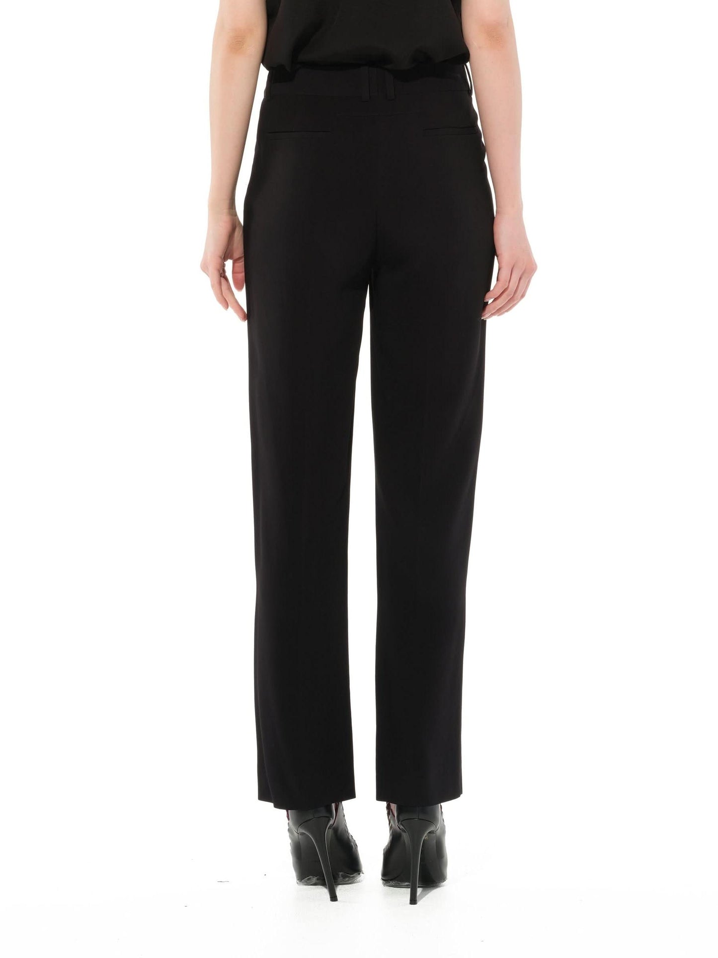 Regular Fit Pants in Black