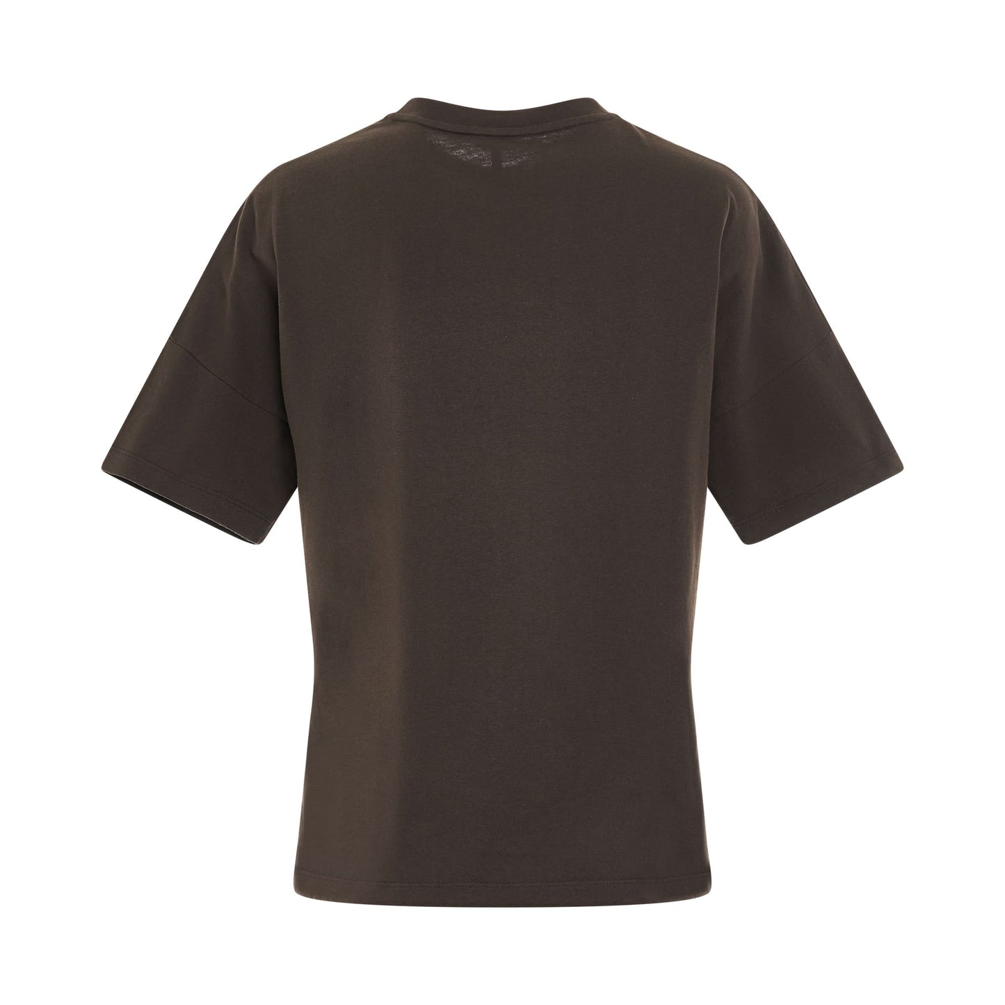 Anagram Boxy Fit T-Shirt in Dark Taupe