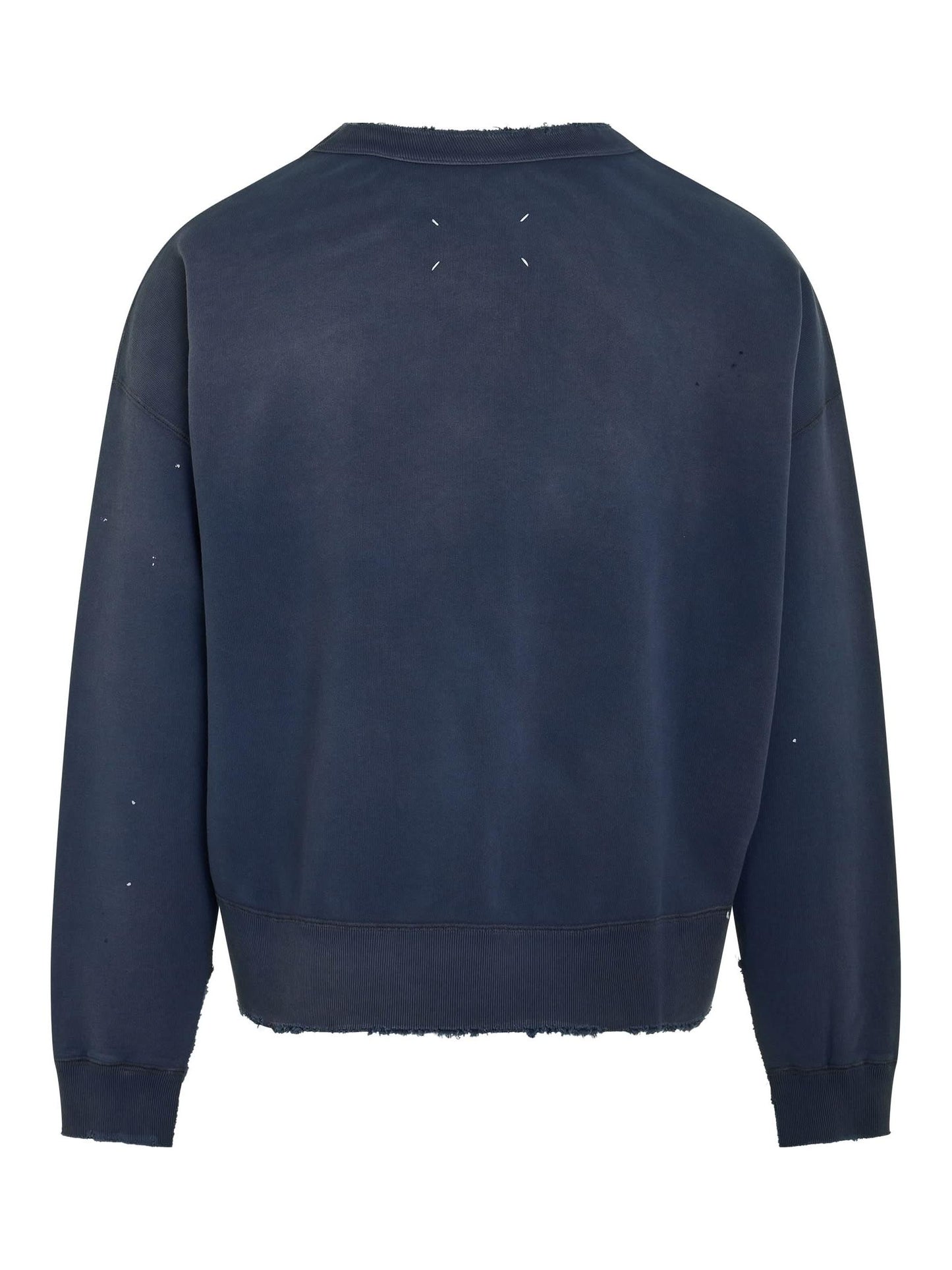 Handwritten Logo Sweatshirt in Washed Purple