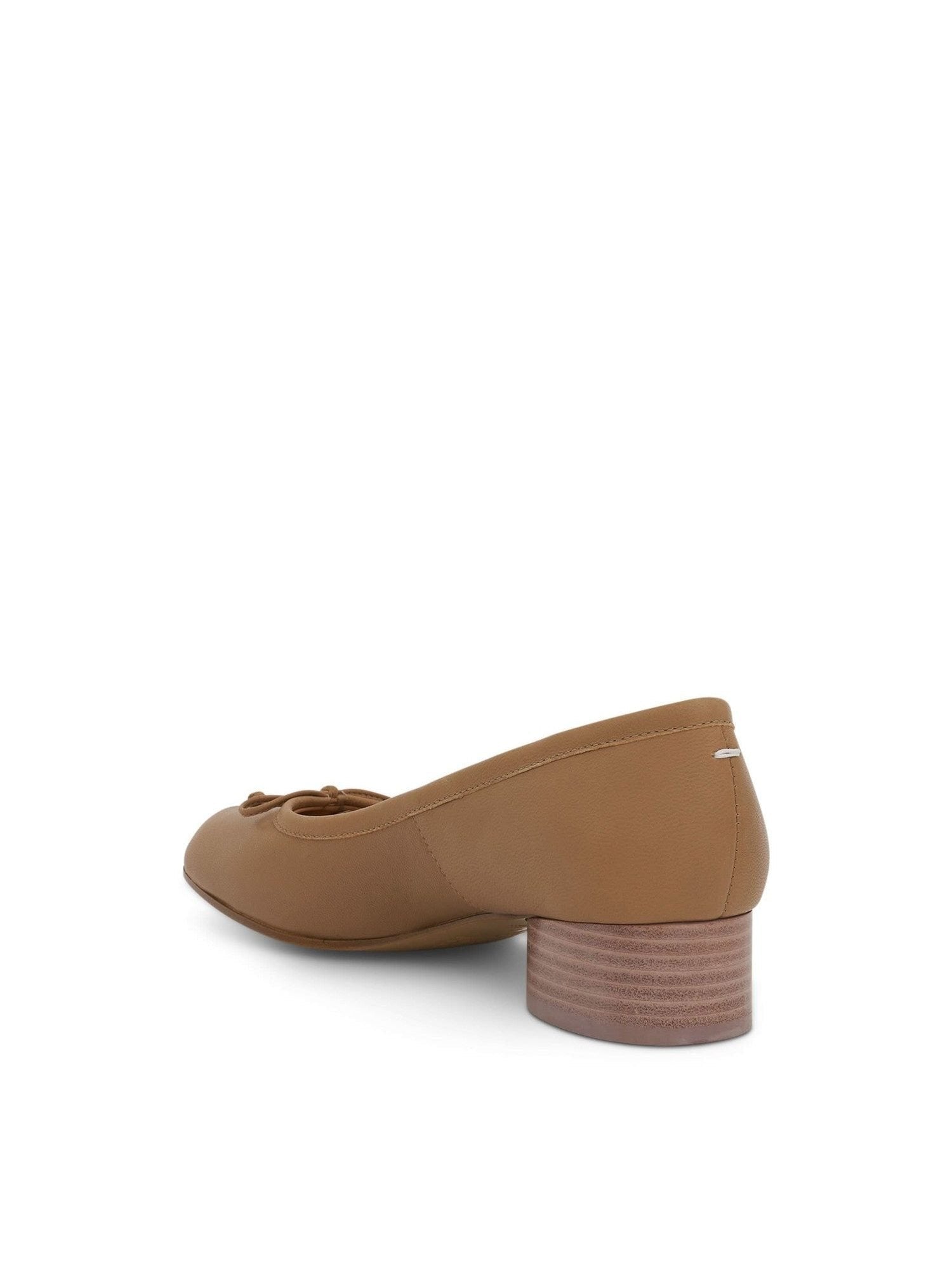 Tabi Ballerina 3cm Flats in Nude Top View | MAISON MARGIELA