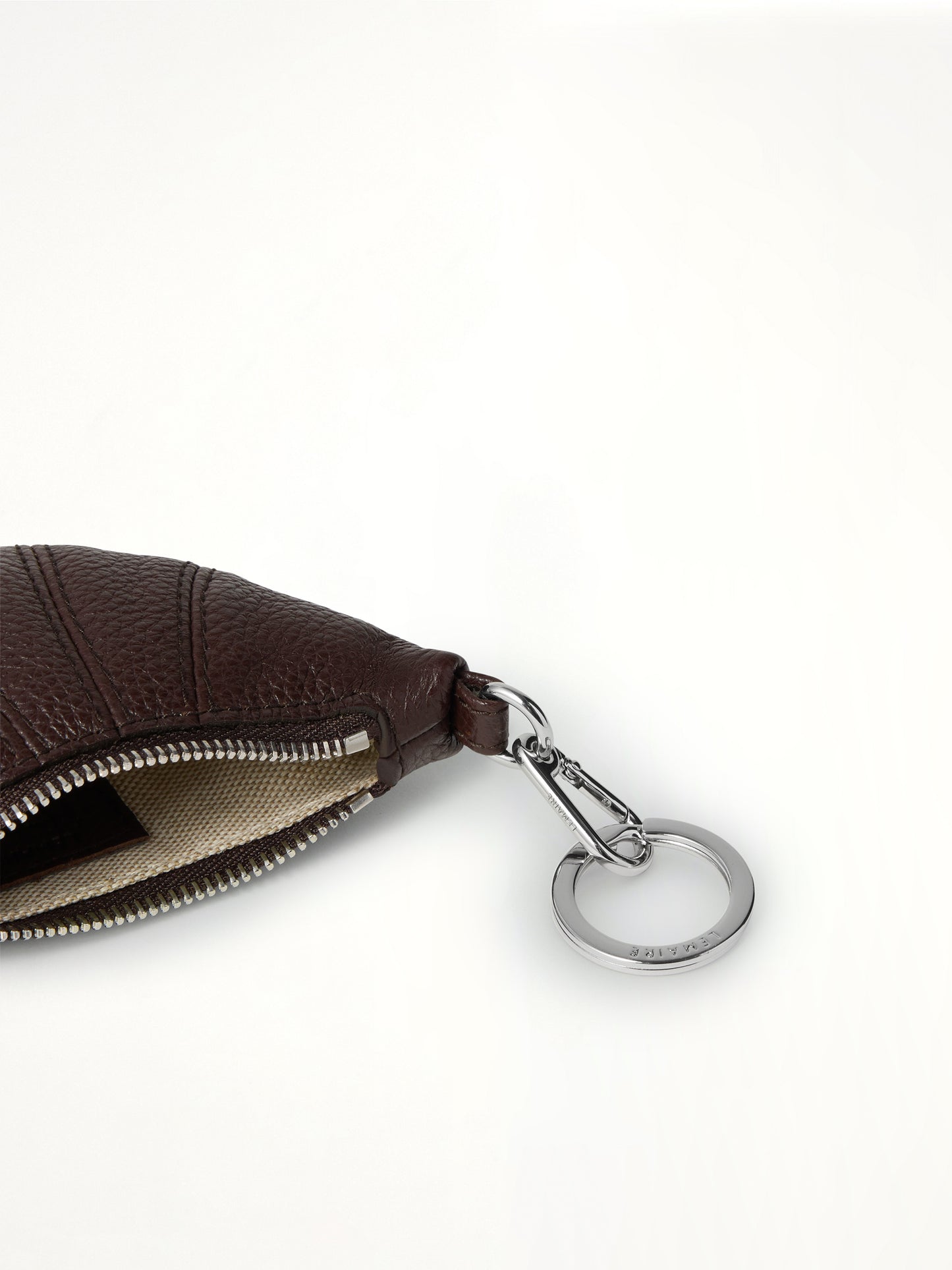 Mini Croissant Keyring in Tiramisu