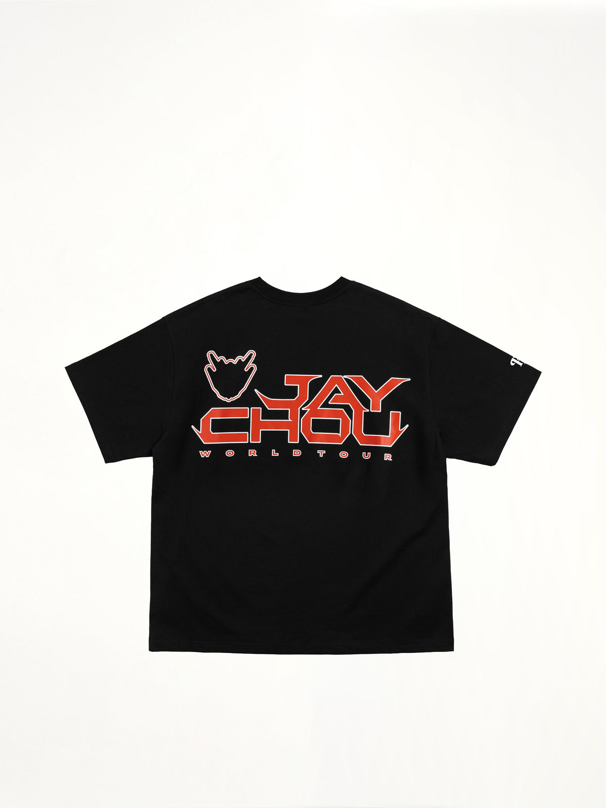 J Carnival II World Tour Flock Printing T-Shirt in Black