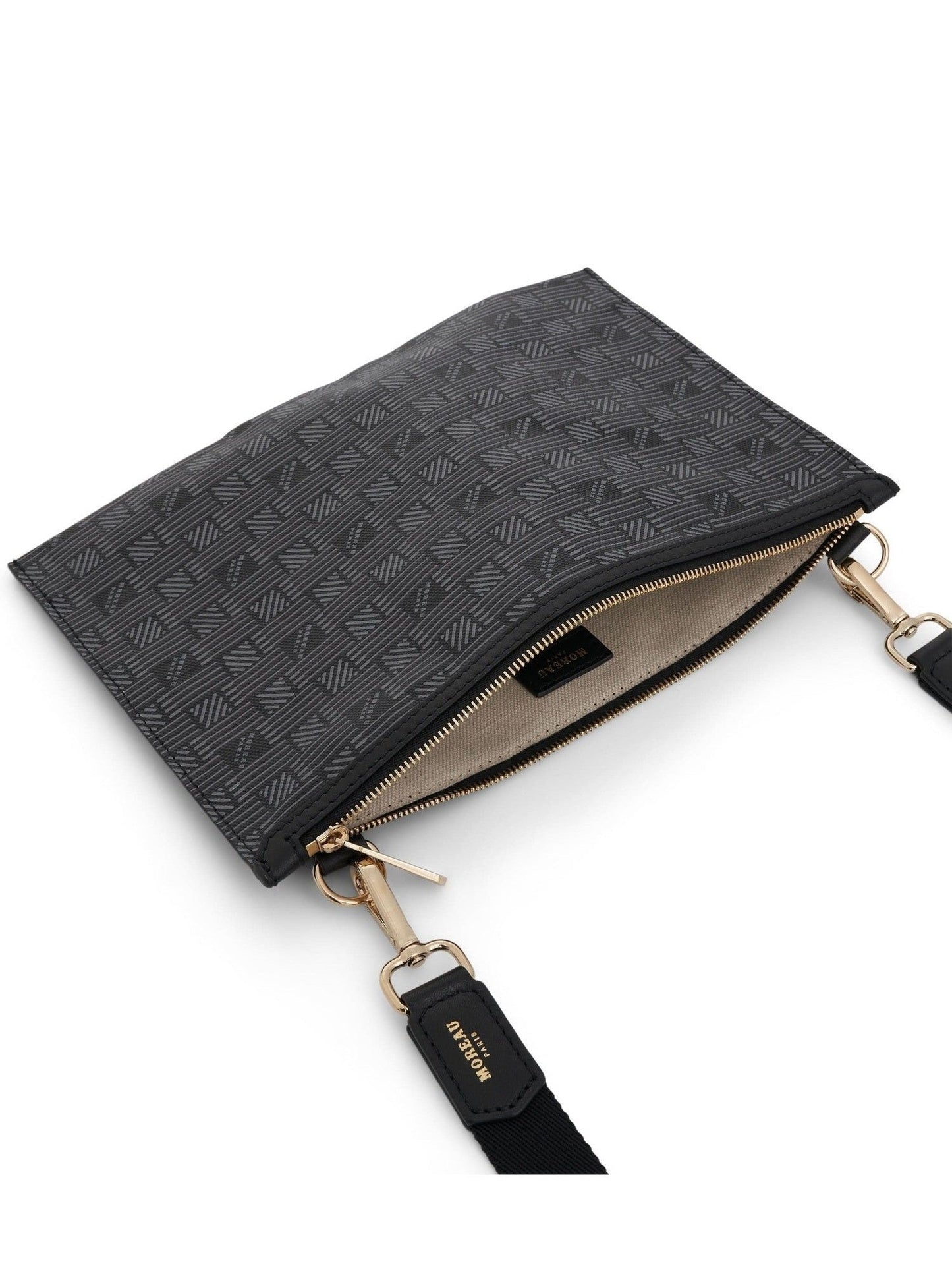 Saint Multiple Pouch Crossbody PM in Black