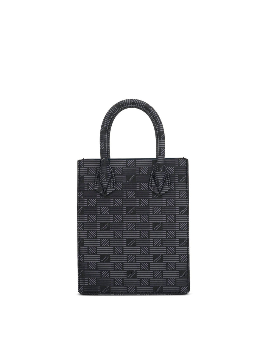 Suite XS Bag in Printed Calf in Black/Blue