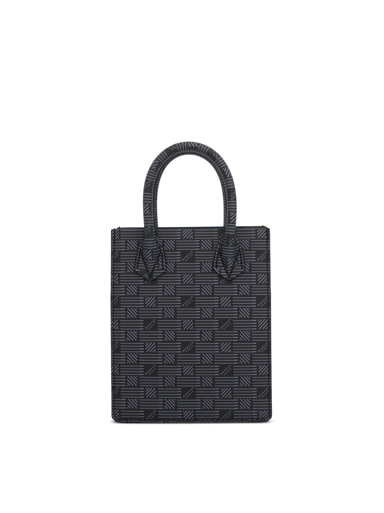 Suite XS Bag in Printed Calf in Black/Blue