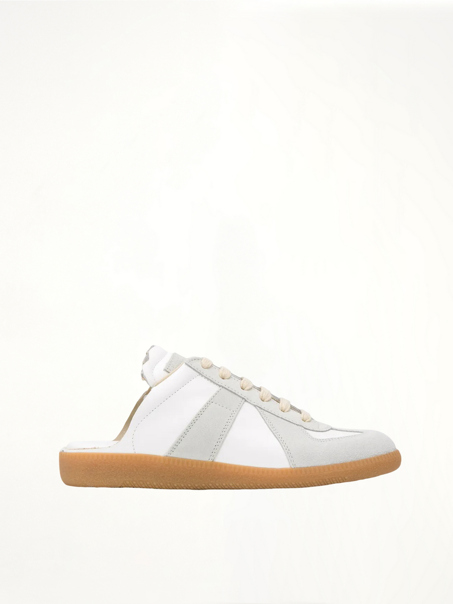 Replica Open Back Sneakers in White