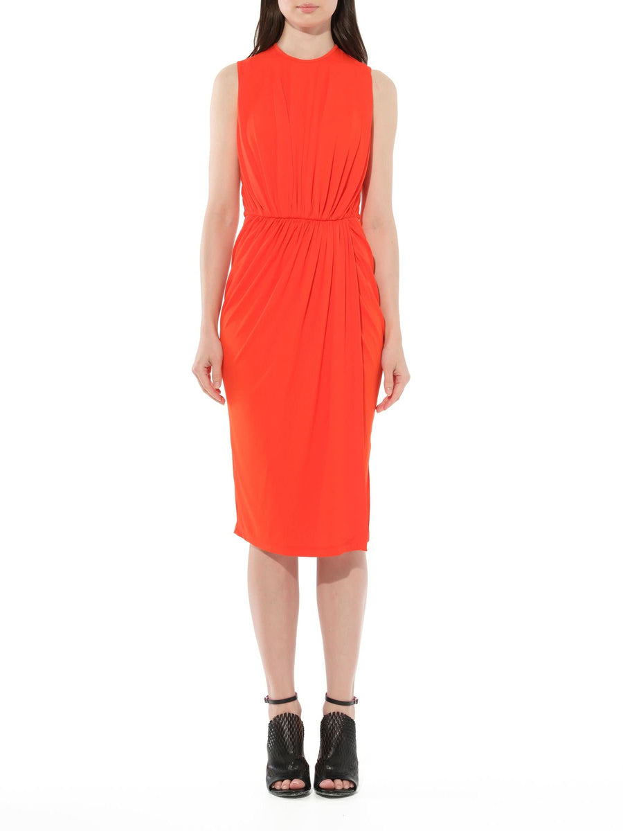 Short Dress in Orange