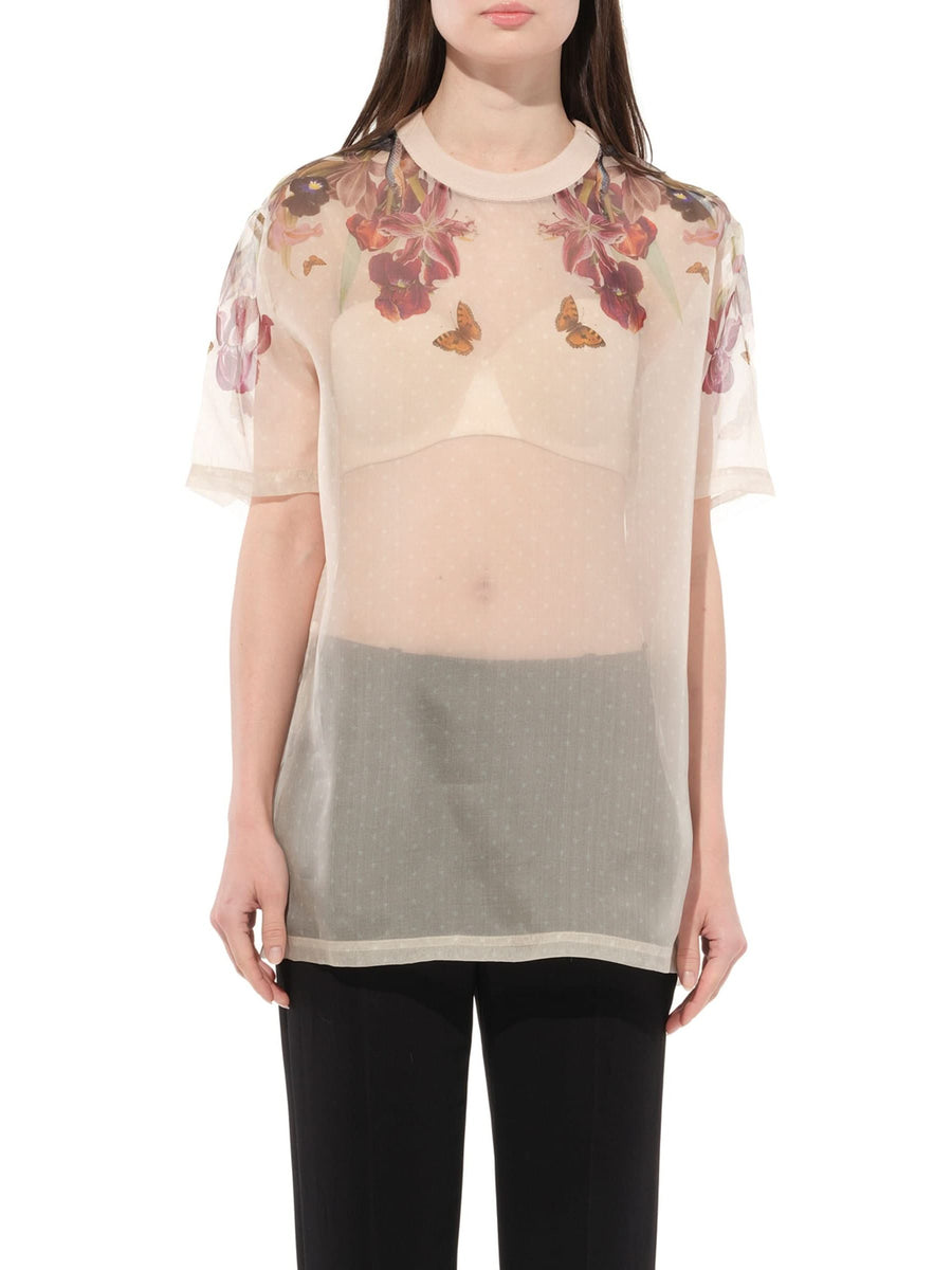 Silk Top in Pink