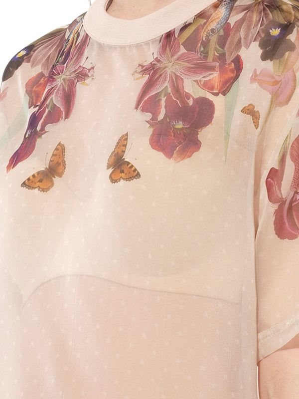 Silk Top in Pink