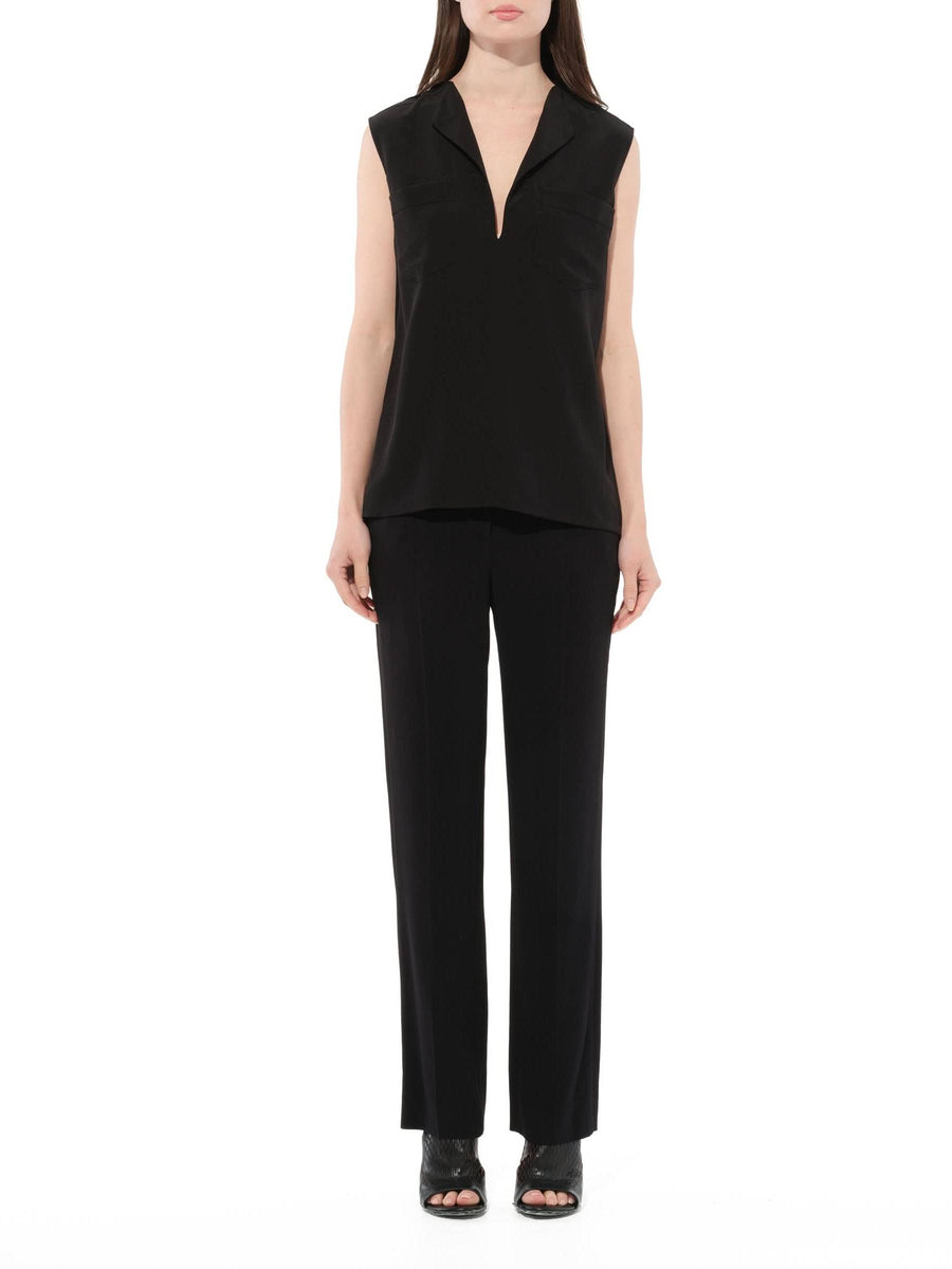 Sleeveless Shirt in Black