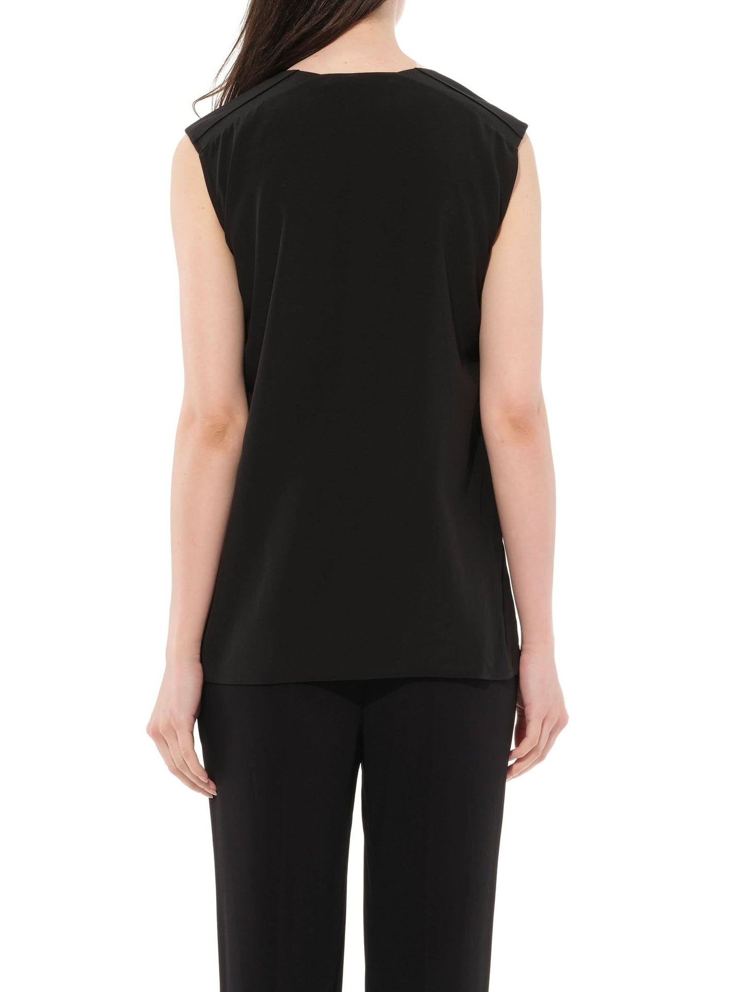 Sleeveless Shirt in Black