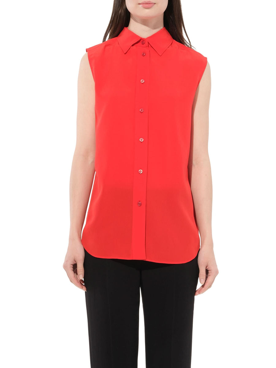 Sleeveless Shirt in Red