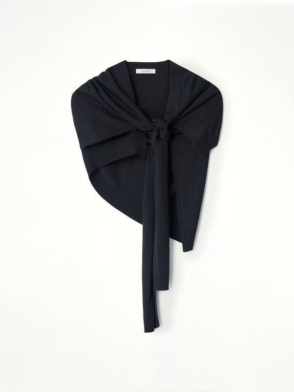 Trompe L'Oeil Scarf in Black