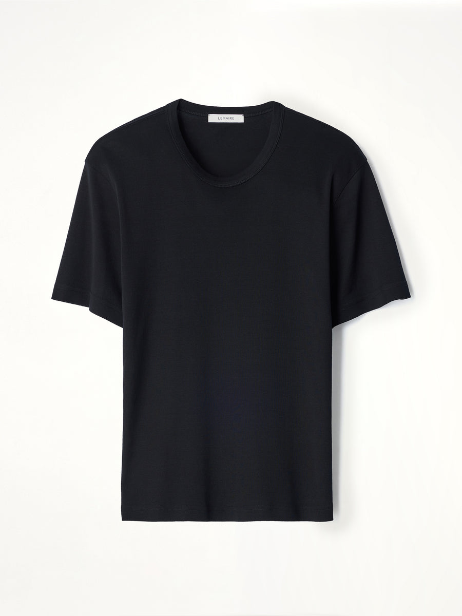 Rib T-Shirt in Black