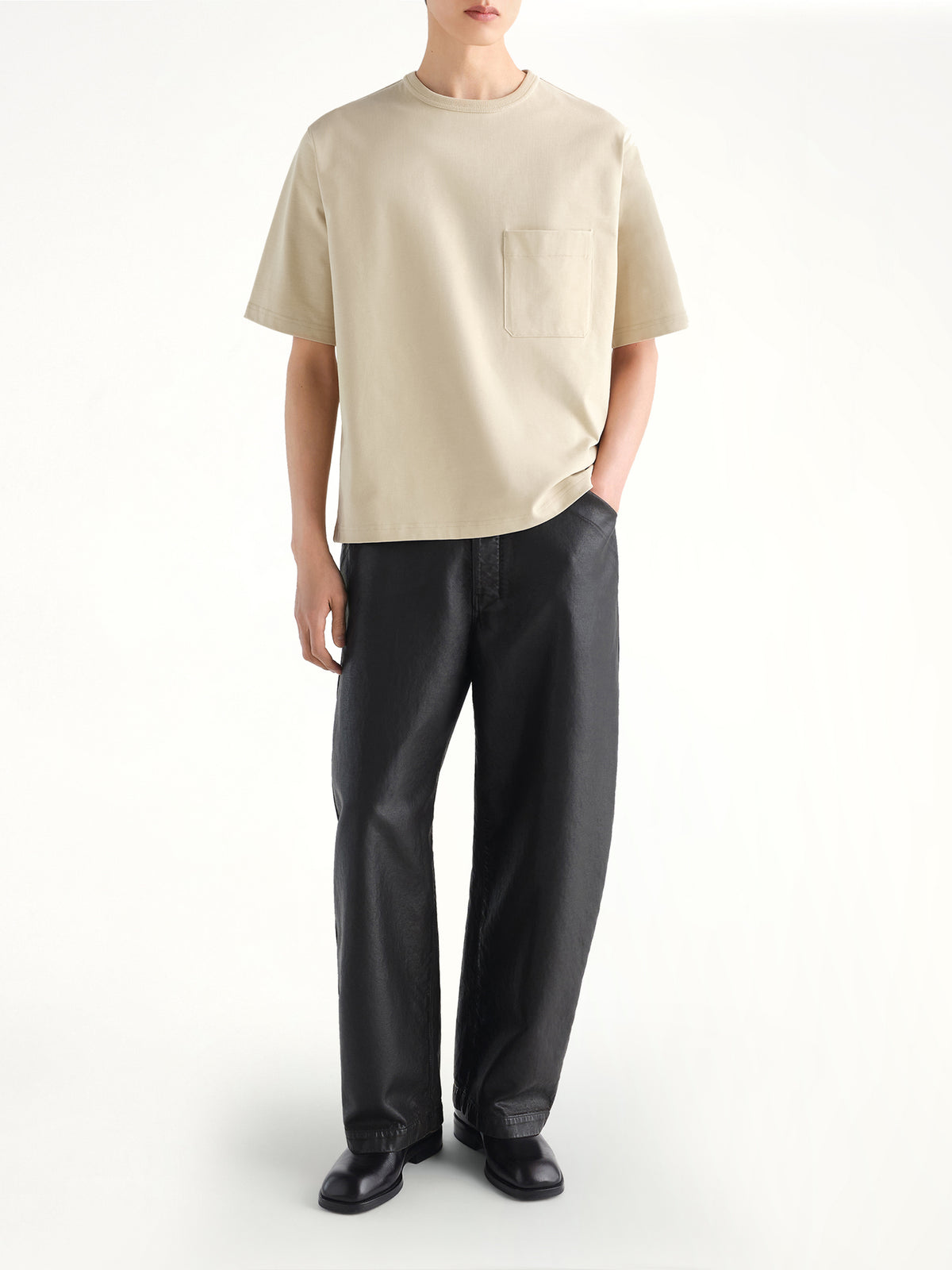 Boxy T-Shirt in Pear