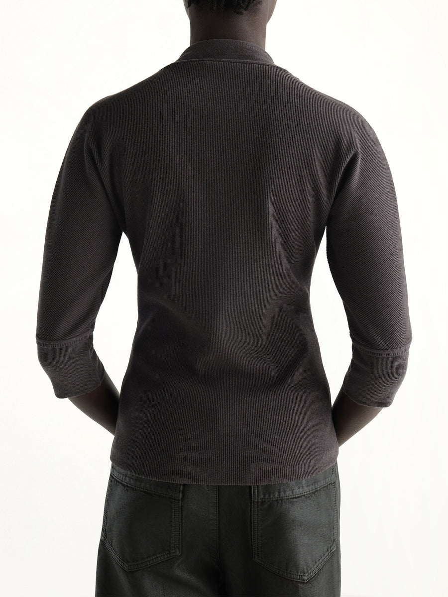 Ascot T-Shirt in Basalt