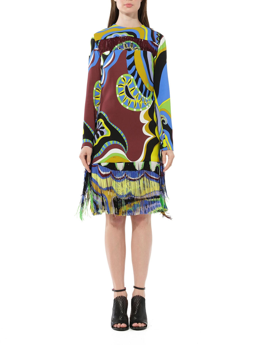 Tassel Dress in Multicolor