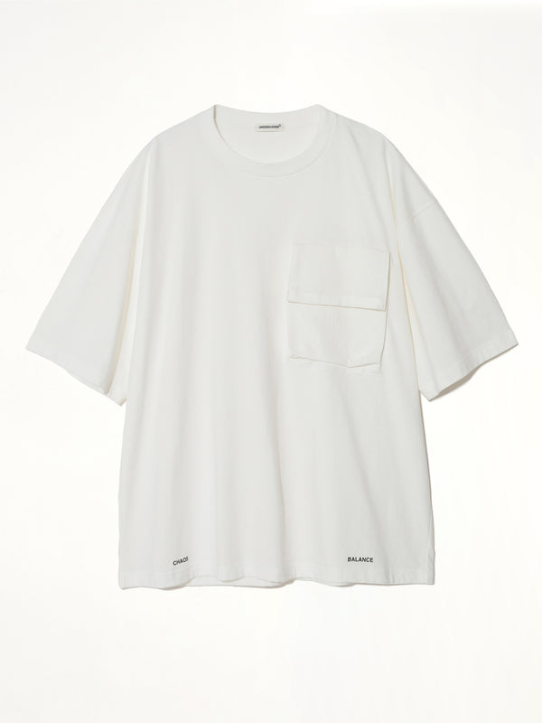 Chaos Balance Pocket T-Shirt in White