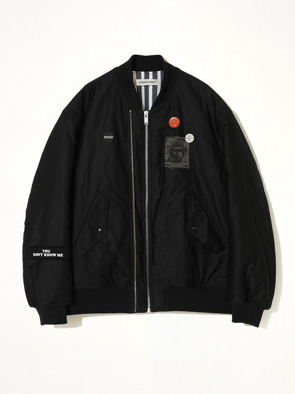 You Don'T Know Me Blouson in Black
