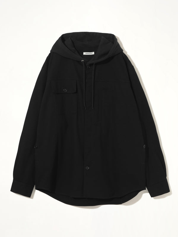 Hooded Blouse in Black