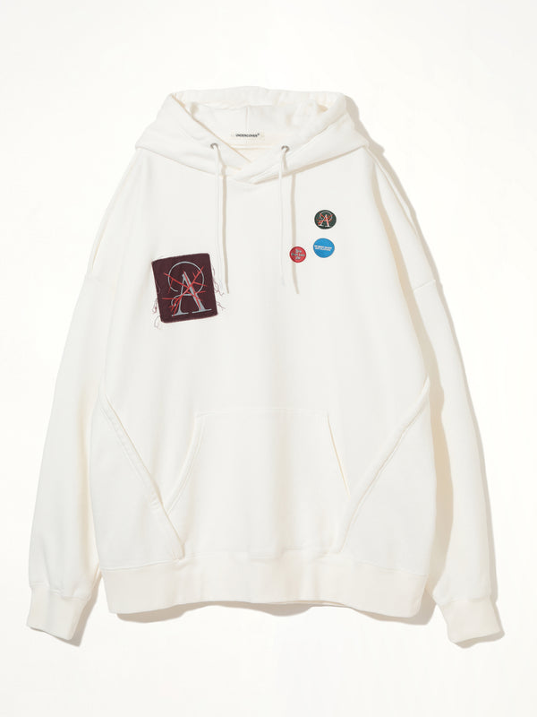 Patches Hoodie in White