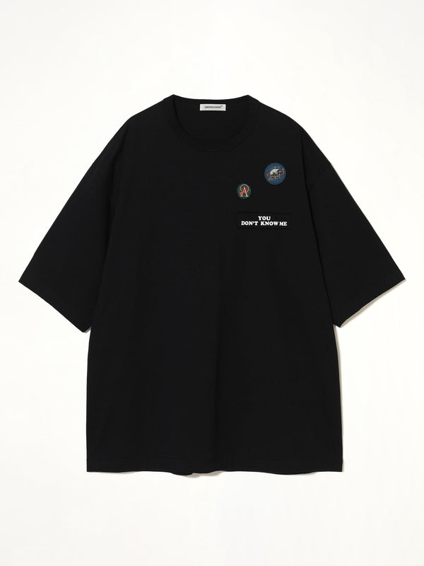 パッチ Tシャツ ブラック