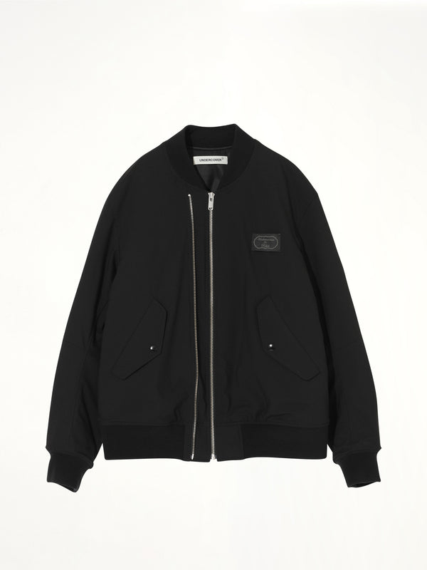 Double Zip Blouson in Black