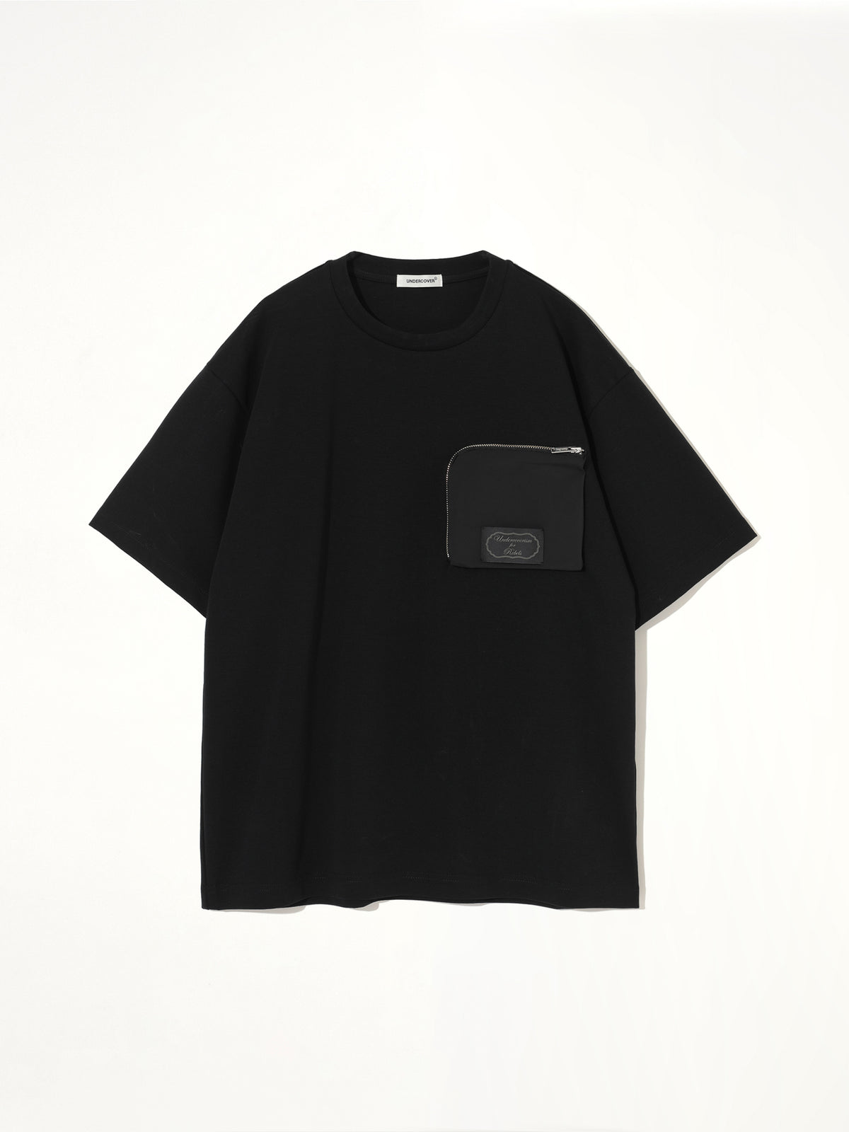 Zipped Pocket T-Shirt in Black