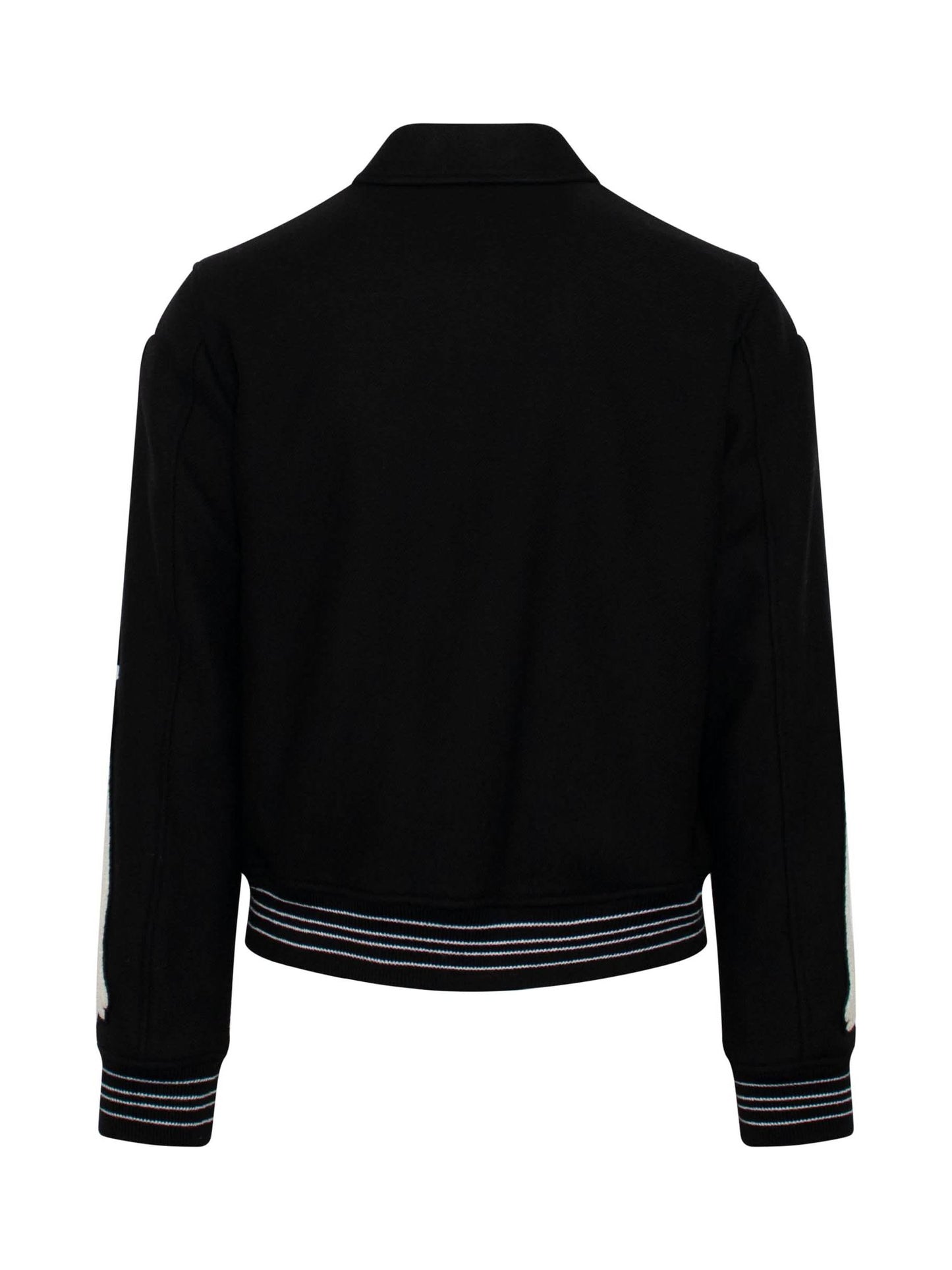 Amiri Bones Varsity Jacket in Black