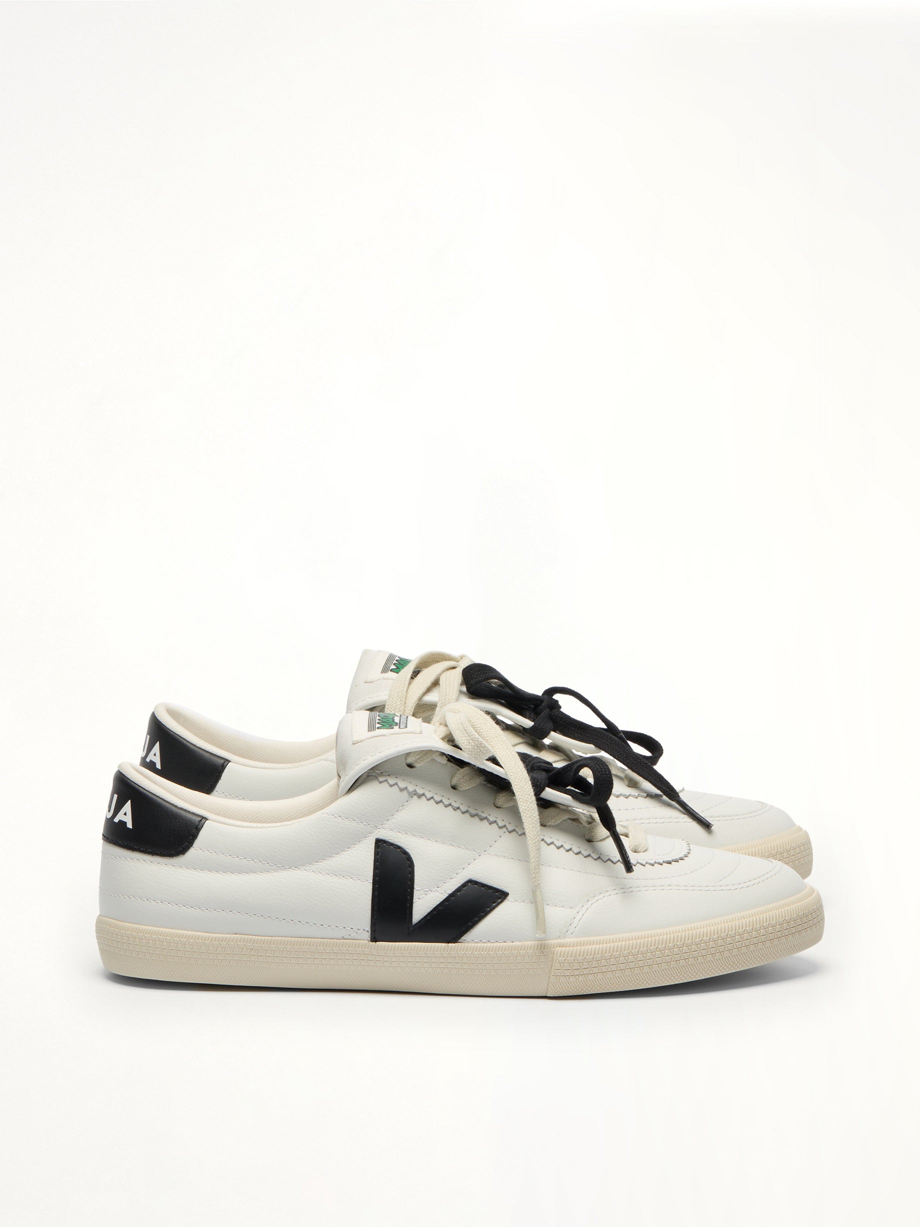 Veja x Magliano Panenka Sneaker in White Side View | VEJA