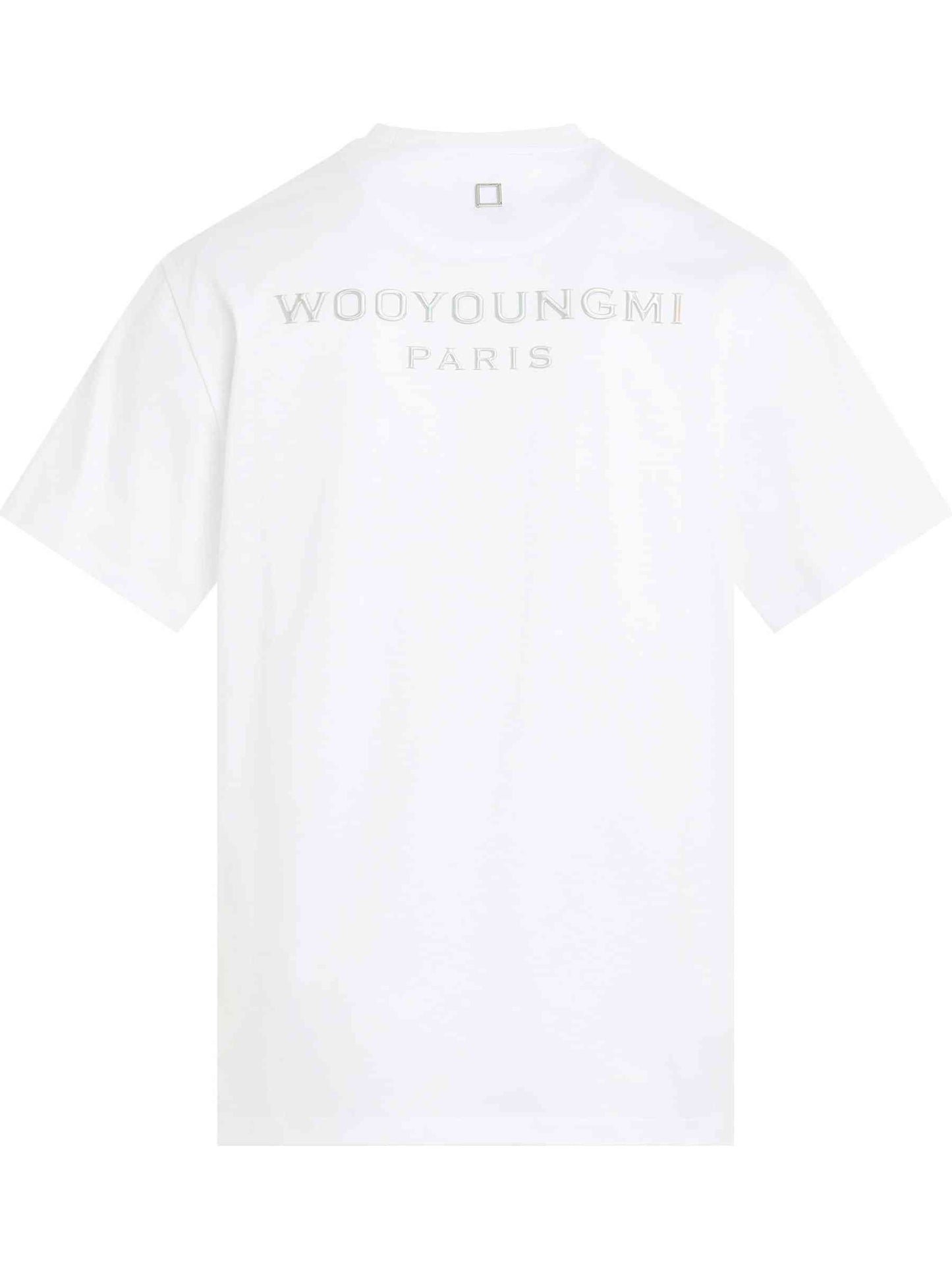 Irridecent Back Logo T-Shirt in White