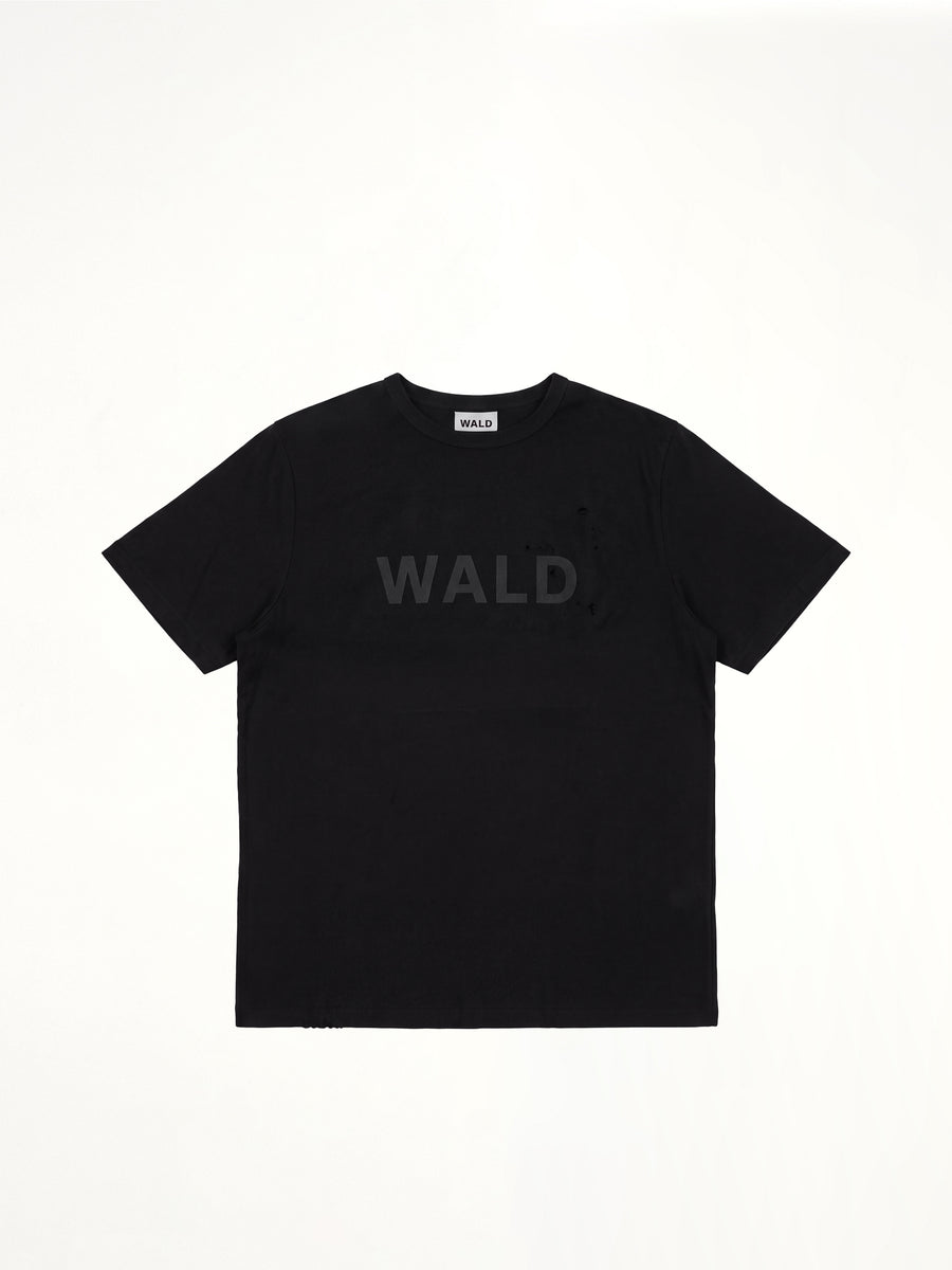Wald Logo T-Shirt in Black