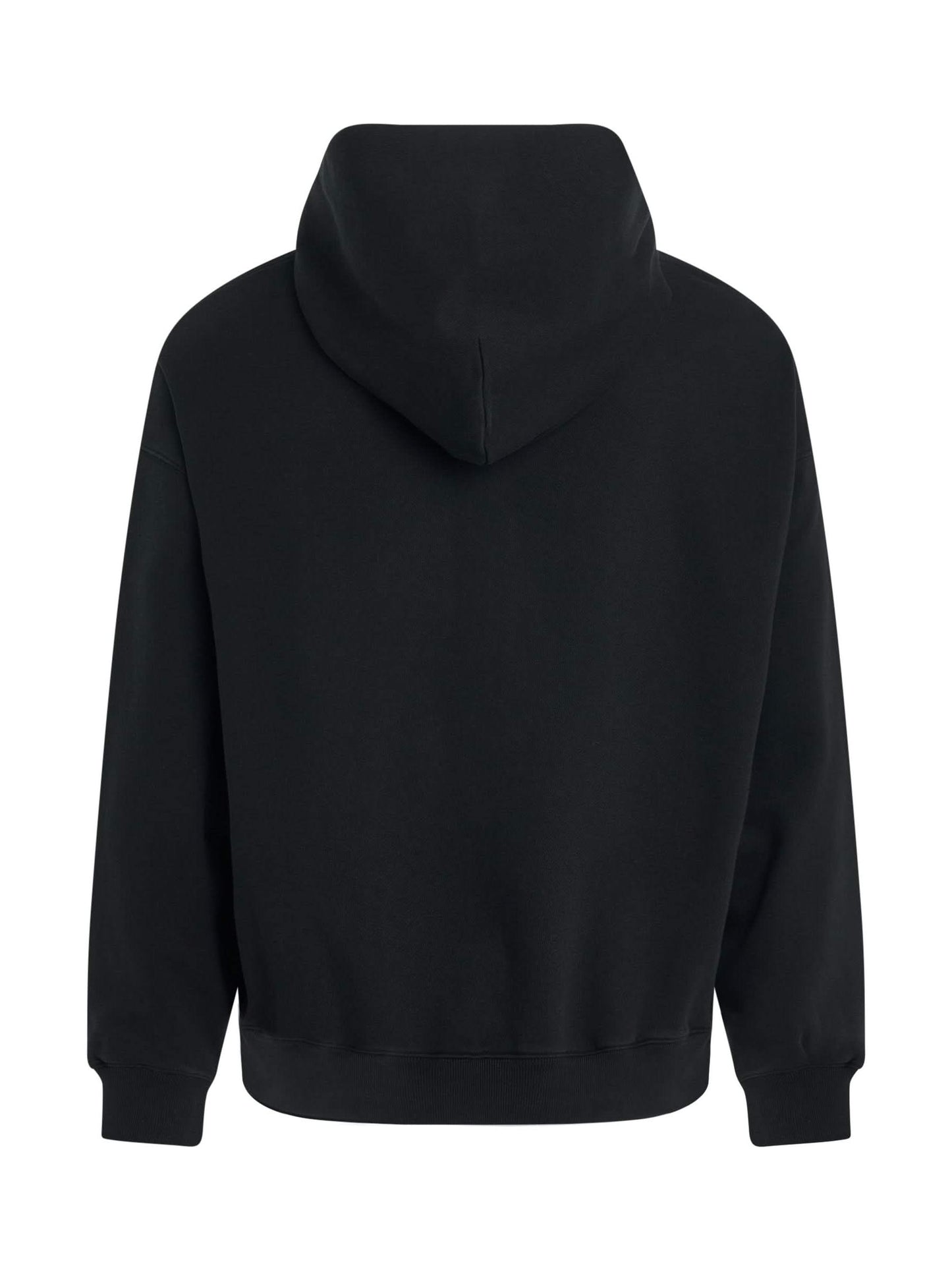 Flare Zip-Up Hoodie in Black