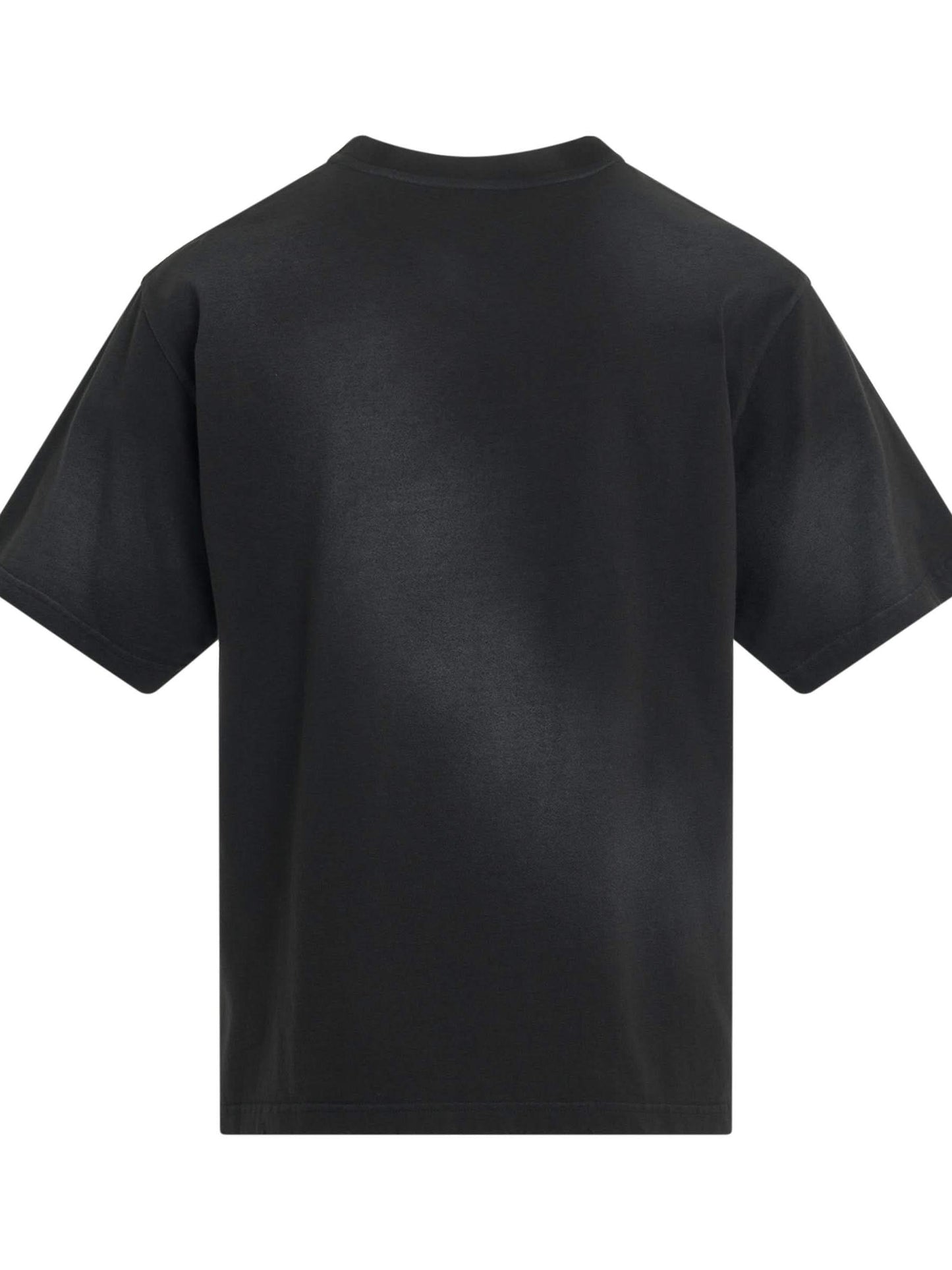 Metallic Print T-Shirt in Black