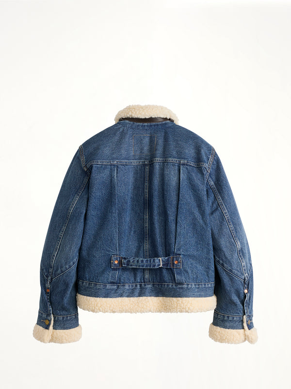 Sacai x Levi's Womens Denim Jacket A in Blue