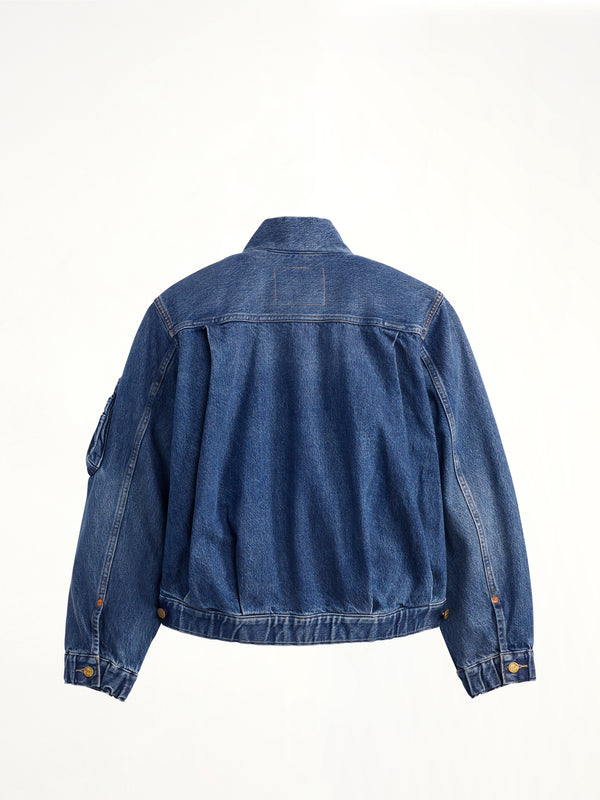 Sacai x Levi's Womens Denim Jacket B in Blue