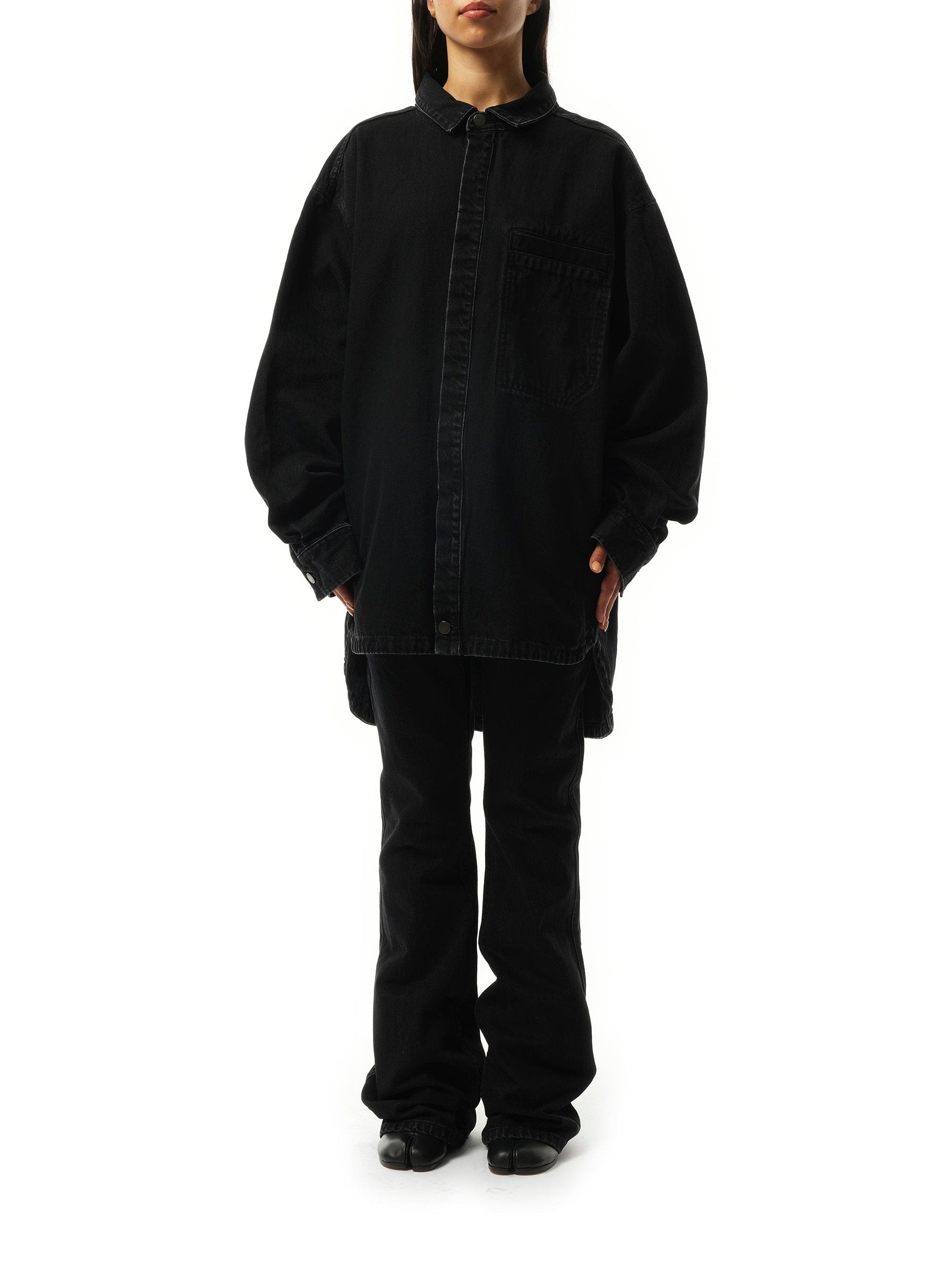 Entire Studios Herculean Shirt in Magnetite