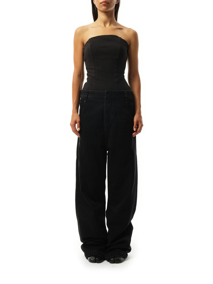 Entire Studios Pipette Bodysuit in Black