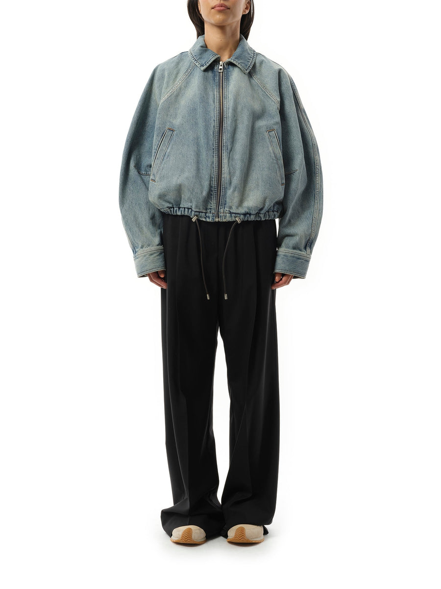 Loewe Balloon Jacket in Washed Denim