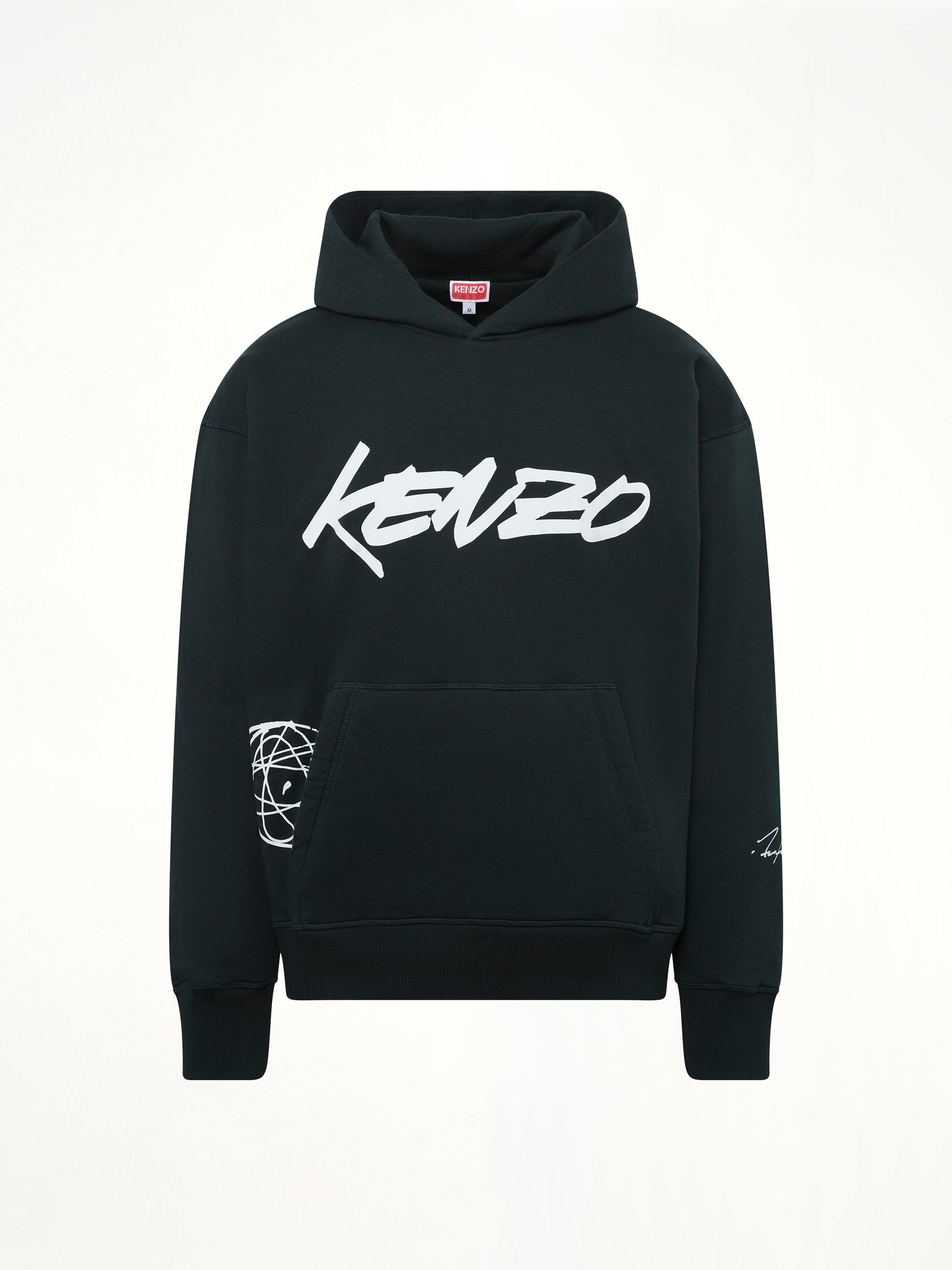 Kenzo Futura Padded Hoodie in Pine