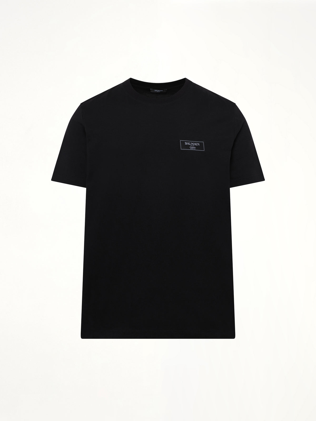 クチュール ラベル レギュラー Tシャツ イン ブラック