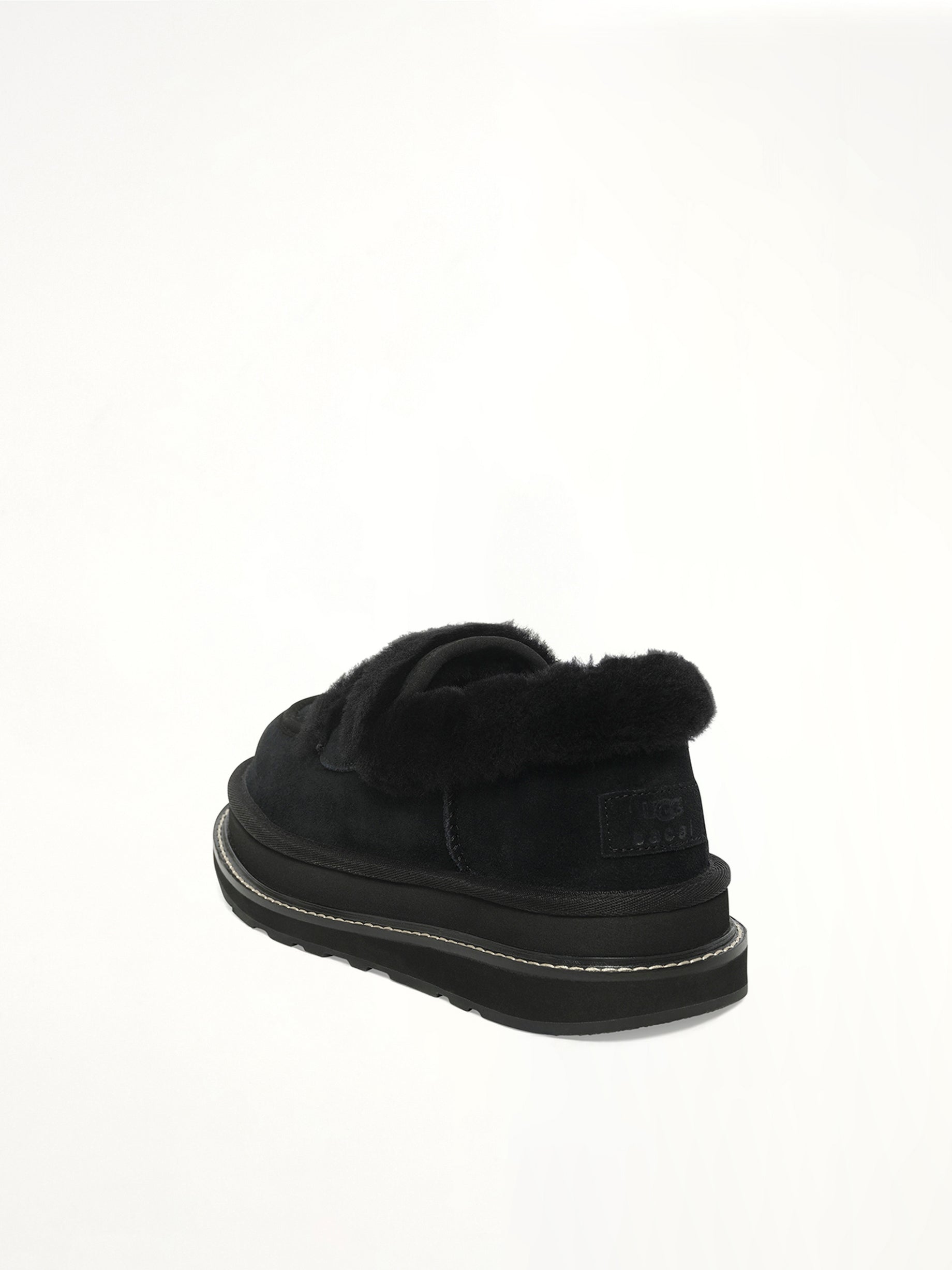 UGG sacai Loafer in Black Back View | SACAI