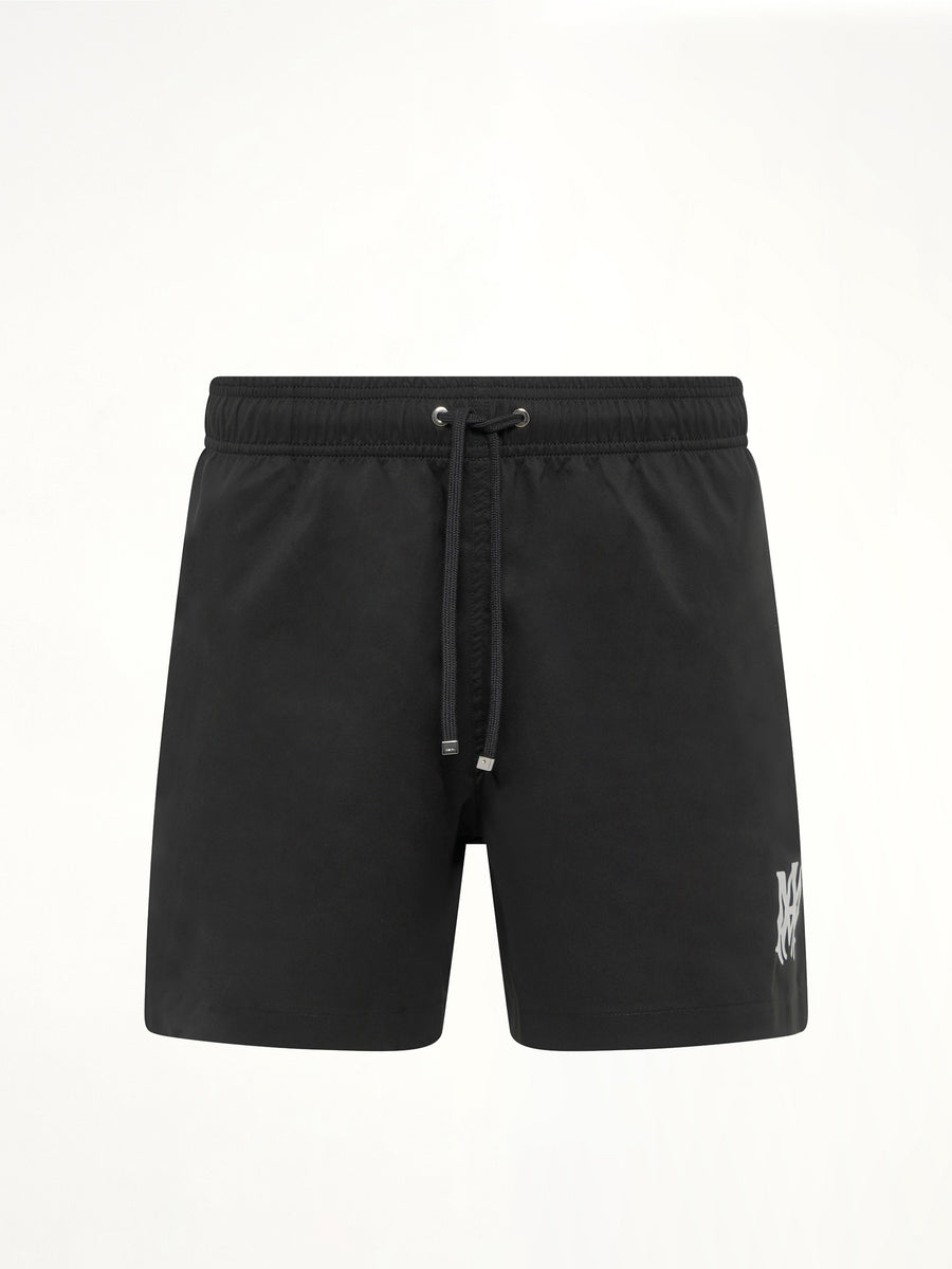 MA Core Logo Swim Trunk in Black