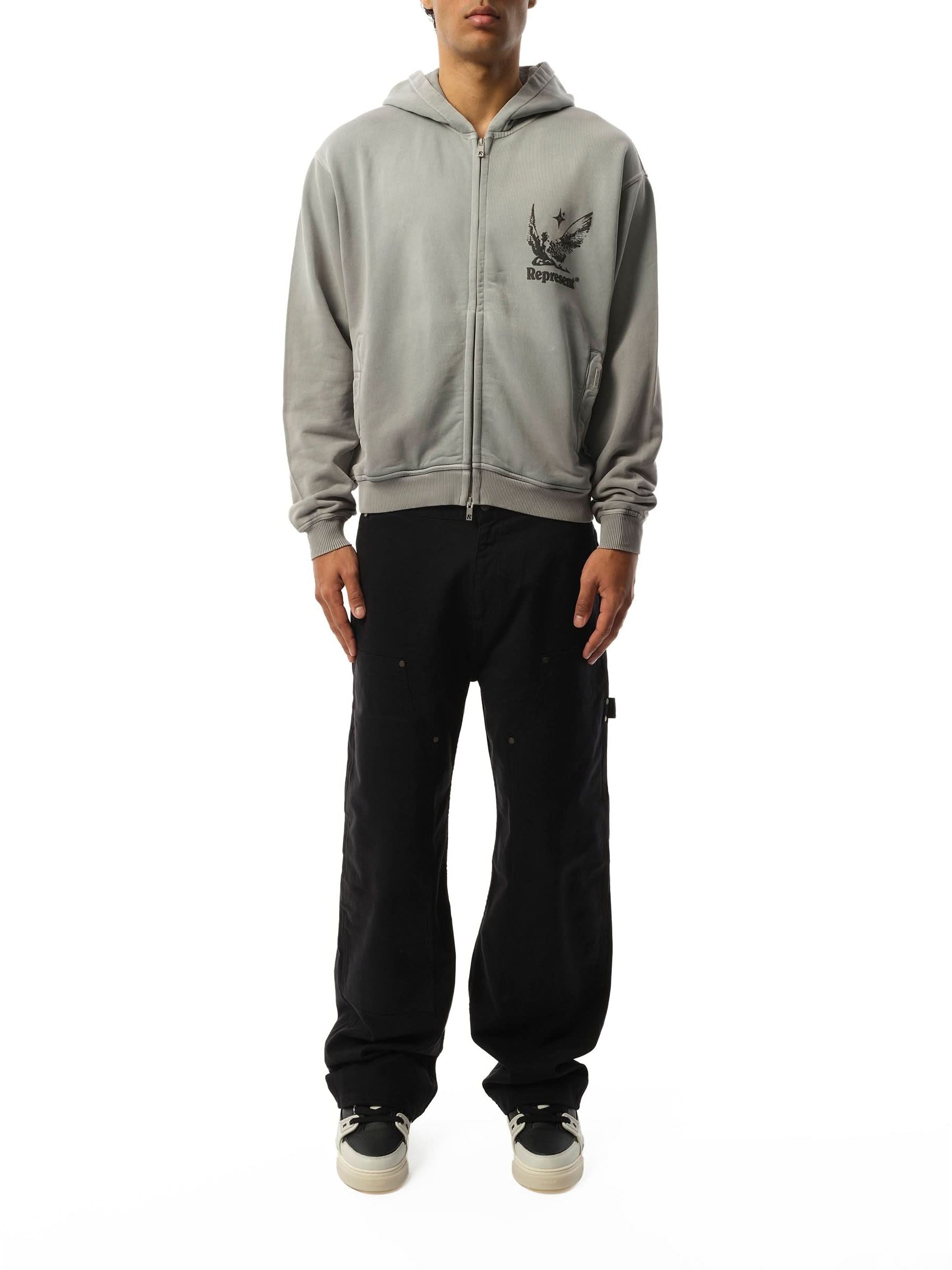 Spirits of Summer Zip Hoodie in Mist