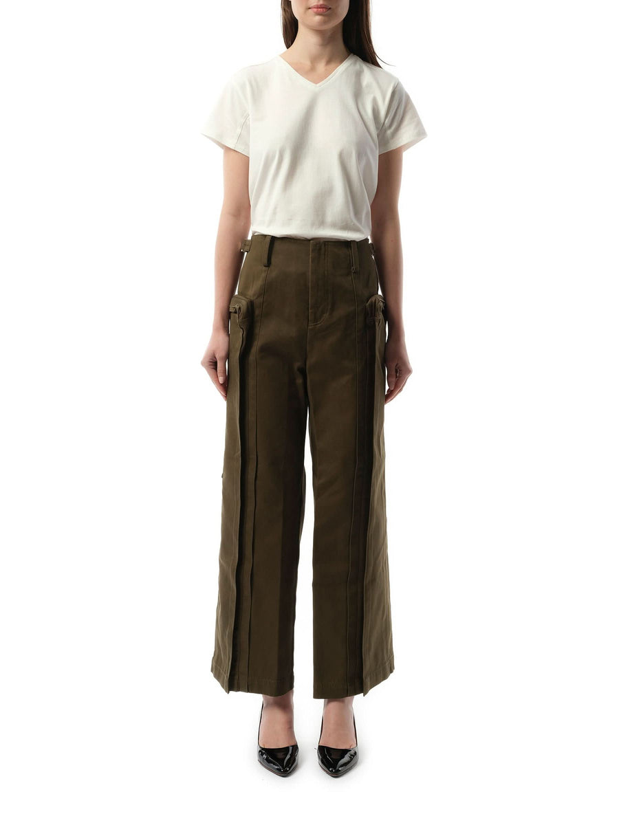 Fax Copy Express Oversized Cargo Pants in Olive