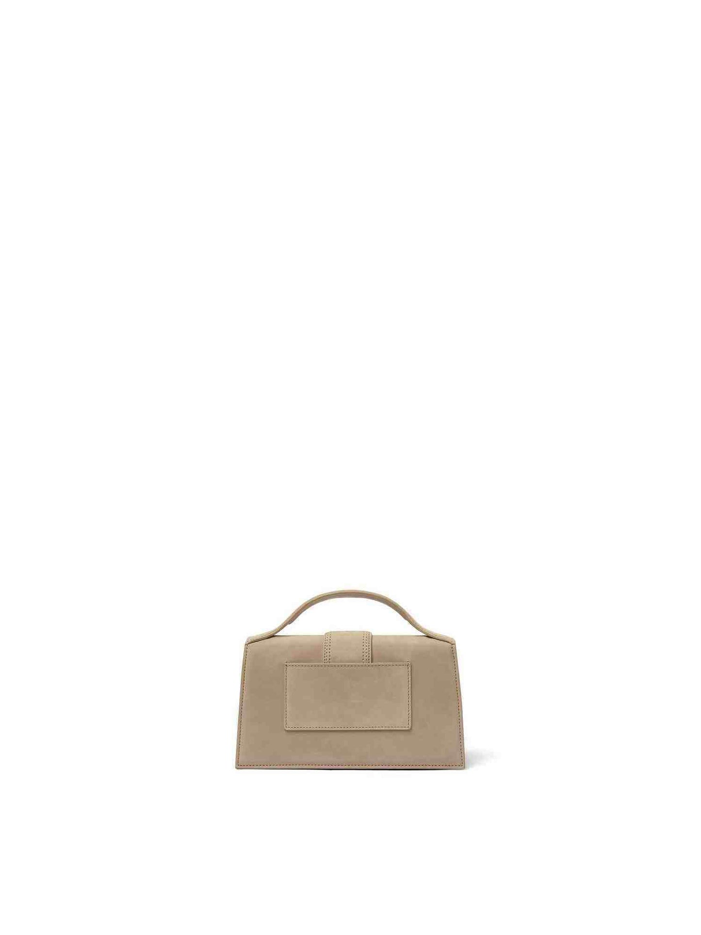 Jacquemus Le Grand Bambino Leather Bag in Dark Beige