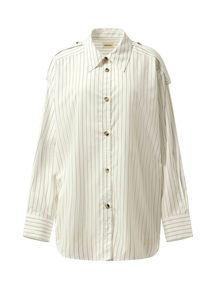 Tamal Top in White/Navy