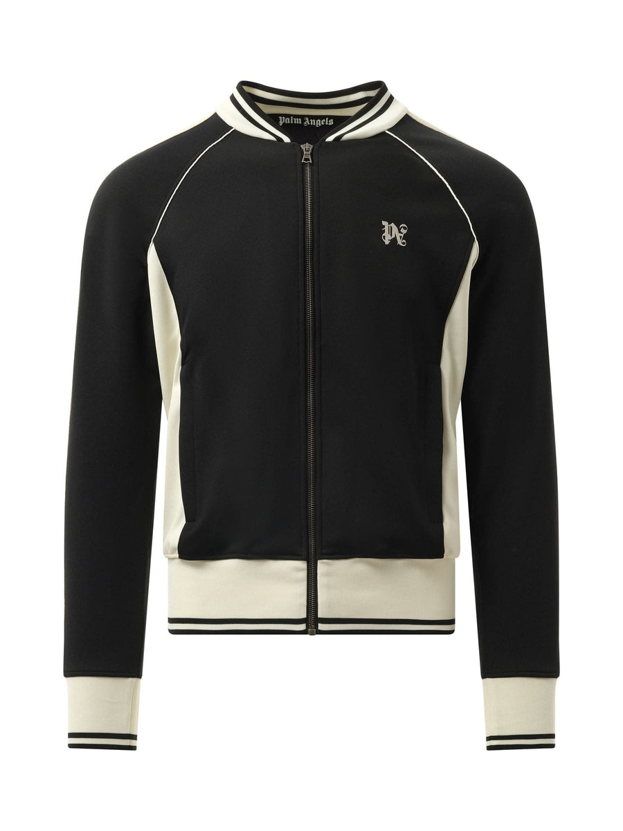 New Monogram Track Jacket in Black/Off White