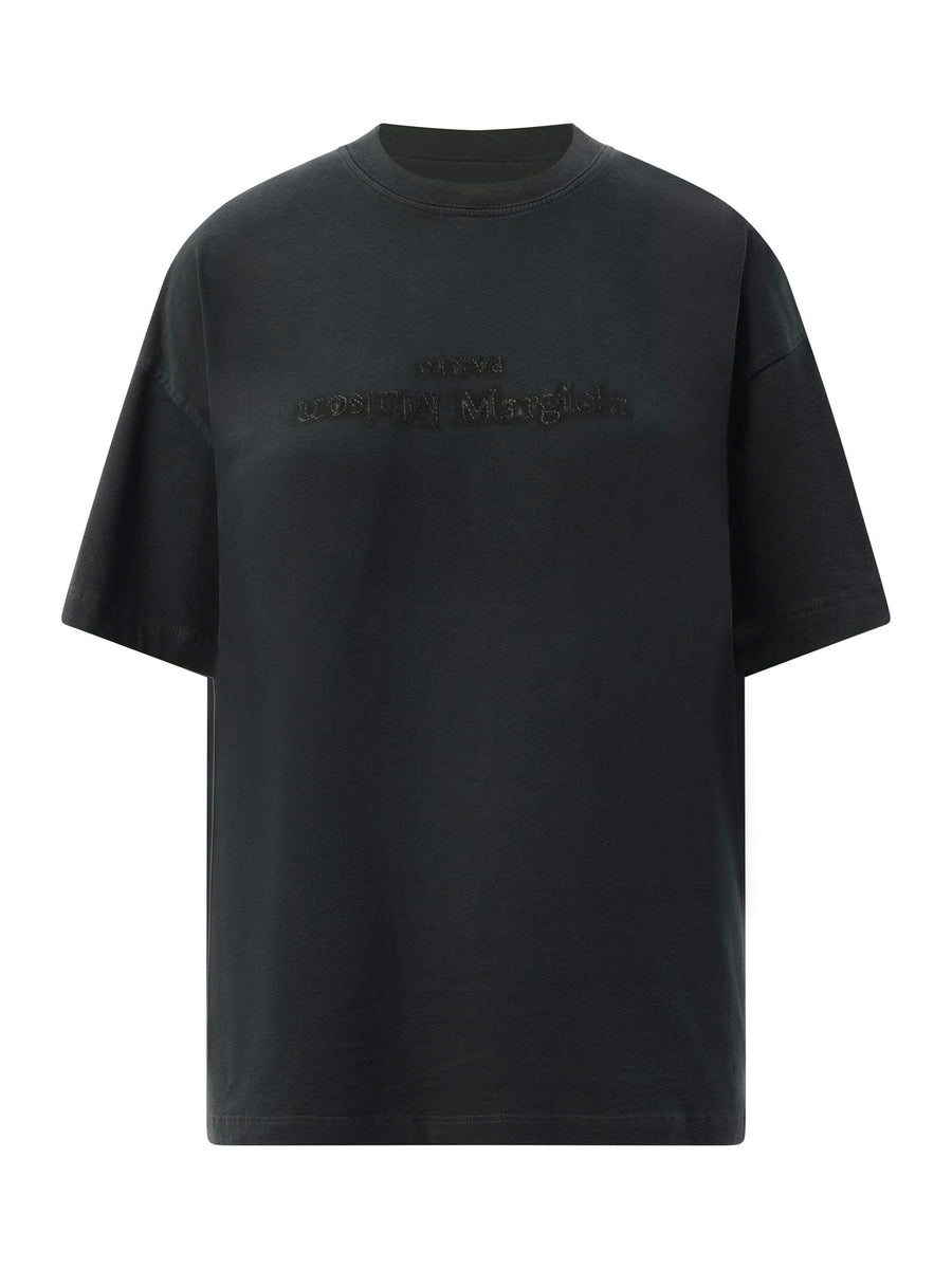 Memory of Reverse Logo T-Shirt in Vintage Black
