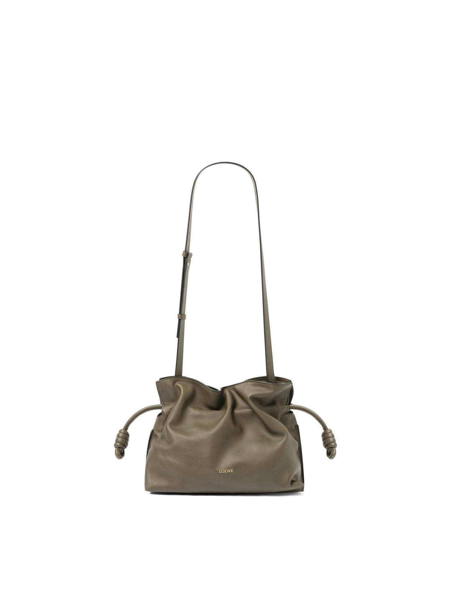 Flamenco Clutch in Dark Khaki Green